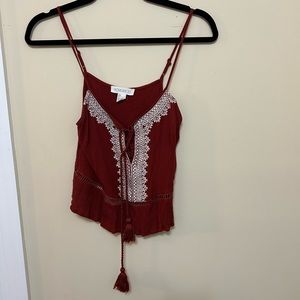 Forever 21 crop tank burnt orange